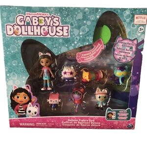 Gabby’s Dollhouse Deluxe Figure Set Dance Party Edition Factory Sealed Pkg